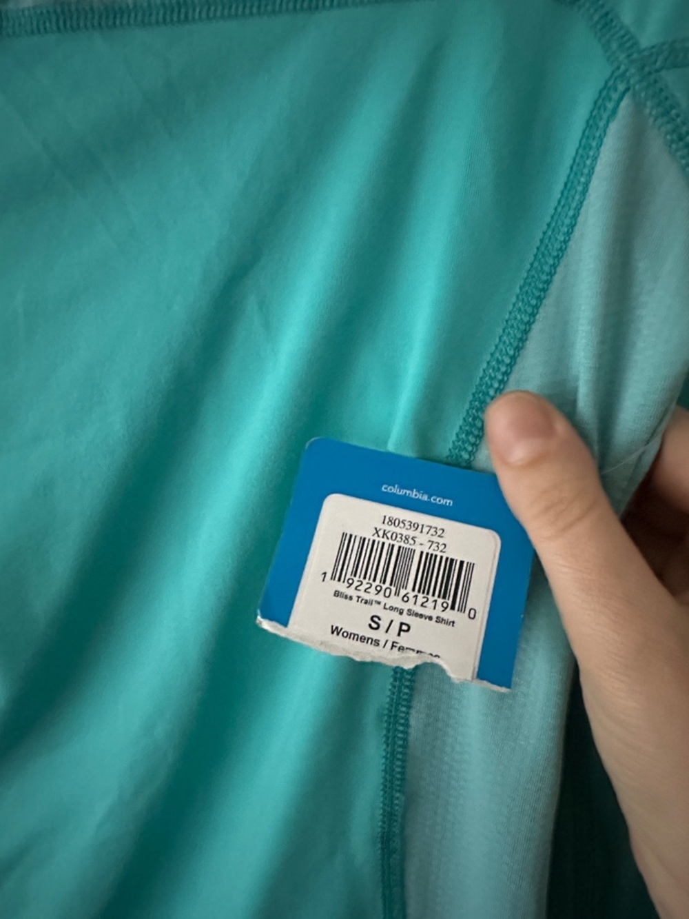 NWT Columbia Bliss Trail Long Sleeve Tee omni shade protection size S - Picture 3 of 5